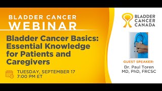 Bladder Cancer Basics Essential Knowledge for Patients and Caregivers [upl. by Benedict]