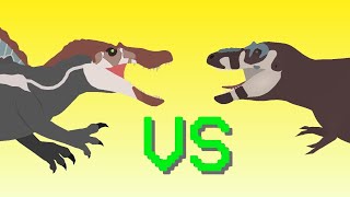 Spinosaurus vs Tarbosaurus animation battle  2022 S1Ep6 [upl. by Aline]