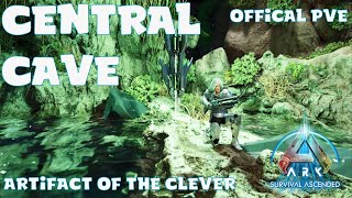 Central Cave Tour  Artifact of the Clever  Ark Survival Ascended  Official PVE [upl. by Acalia]