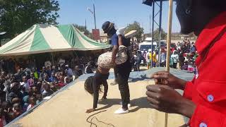 ABIGAIL MABUZA DANCING LIVE FROM PLUMTREE AT KASI LAMI GROCERIES 310124 [upl. by Salta]