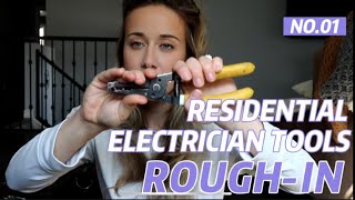 Residential Electrician Tools  PART ONE  Rough In [upl. by Kelam933]