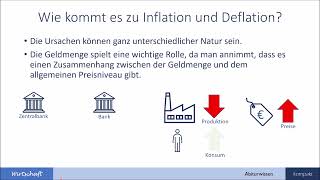 Begriffe Ursachen und Auswirkungen von Inflation und Deflation  einfach erklärt [upl. by Cirted]