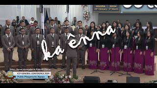 Mizoram Synod Choir  Ka enna  KTP general Conference 2024 [upl. by Ellenid758]