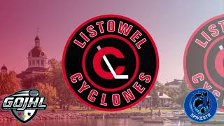 Listowel Cyclones 202324 GOJHL Goal Horns [upl. by Aerdnua]