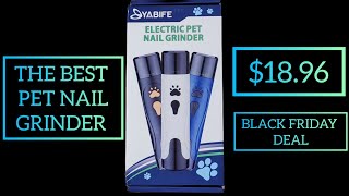 YABIFE Dog Nail Grinder Dog Nail Trimmers amp Clippers Kit [upl. by Veronique612]