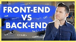 Frontend Development vs Backend Development [upl. by Anastice918]