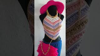 Crochet raffia hat and bag [upl. by Ajup]