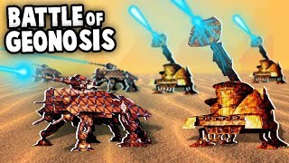 Star Wars BATTLE of GEONOSIS ATTE Walkers vs Hailfire DROIDS Forts Star Wars Mod Gameplay [upl. by Mandelbaum]