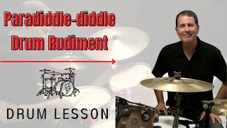 Paradiddlediddle Drum Rudiment  Drum Rudiment Lessons [upl. by Cookie]