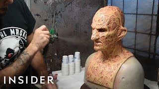 How Masks Are Made For Hollywood  Movies Insider [upl. by Angelle421]