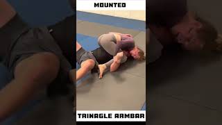 Mounted Triangle Armbar Setup  BJJ Highlights [upl. by Leile615]