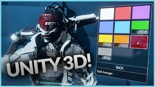 Unity3D Character Customization Preview [upl. by Mortie]