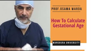 HOW TO CALCULATE GESTATIONAL AGEWARDA [upl. by Ellehcor]