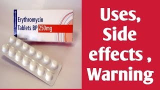 Erythromycin uses Side effects and warning full review urduHindi [upl. by Lietman]