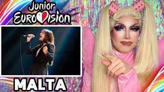 🇲🇹 Yulan  Stronger  Malta LIVE  American Reacts to Junior Eurovision 2023 [upl. by Hayley]