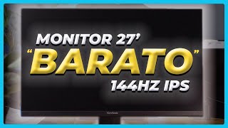 🖥️MONITOR 144hz quotbaratoquot para EDICIÓN de video  CONTENIDO multimedia y JUGAR FPS  Viewsonic XG2705 [upl. by Primalia]