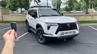 2024 Lexus GX550 Overtrail Start Up Test Drive Walkaround POV and Review [upl. by Aivata200]