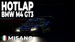 ACC  MISANO HOTLAP WITH THE BMW M4 GT3 [upl. by Ermengarde]