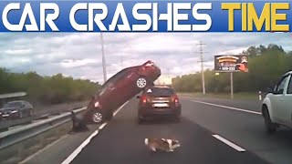 Car Crash Compilation  Stupid Car Crashes  Car Crashes Time 4 [upl. by Ardnohsed686]