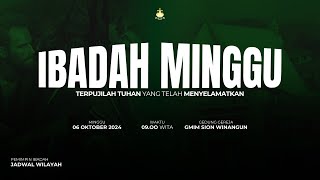 IBADAH MINGGU BENTUK II  GMIM SION WINANGUN  MINGGU 13 OKTOBER 2024 [upl. by Aikan]