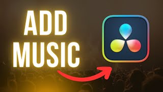 How To Add AUDIO in Davinci Resolve 19 [upl. by Elburr329]