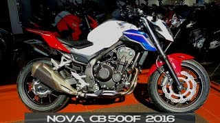 Detalhes da Nova CB 500 F 2017 Vendo de Perto [upl. by Samuela]