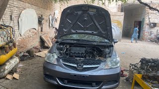 Honda city new engine change part 2 [upl. by Rimola653]