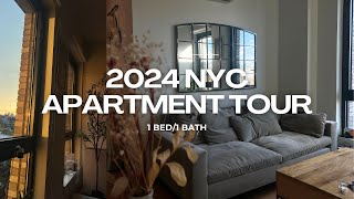 2024 NYC Apartment Tour  1 bed 1 bath in Williamsburg Brooklyn  4000 [upl. by Ithsav]