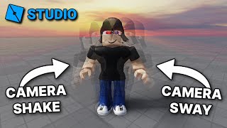 How to make CAMERA SHAKESWAY in ROBLOX STUDIO First Person Camera Tutorial [upl. by Georges]