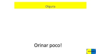 Oliguria  Orino muy poco  Orina muy concentrada  Causas  Tratamiento [upl. by Noyart]