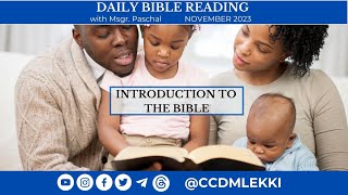 Daily Bible Reading  Introduction to The Bible [upl. by Aym]