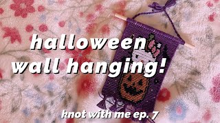 sanrio halloween wall hanging  knot with me ep 7 ♡ [upl. by Alic]