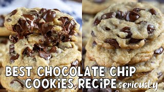 BEST CHOCOLATE CHIP COOKIE RECIPE EVER seriously [upl. by Alletnahs852]