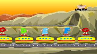 Alphabets  The Alphabets Train  Kids Animation Learn Series [upl. by Haissem]