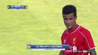 Philippe Coutinho vs Brøndby IF PreSeason 1415 HD 720p by i7xComps [upl. by Emmett]