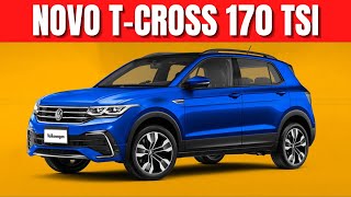 VOLKSWAGEN ANUNCIA TCROSS MAIS BARATO COM MOTOR 170 TSI [upl. by Dust]