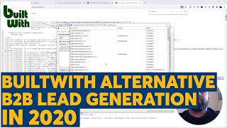 Builtwith Alternative  B2B Lead Generation In 2020 [upl. by Oicneconi]