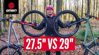 Whats The Best Wheel Size  275quot Vs 29quot MTB Hardtail [upl. by Laden]