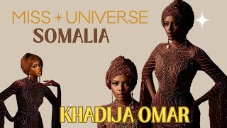 HISTORY First ever Miss Universe Somalia KHADIJA OMAR ll Miss Universe 2024 [upl. by Maryn]