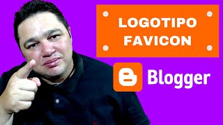 Como adicionar logo no Blogger  Favicon no Blogger [upl. by Ruffina774]