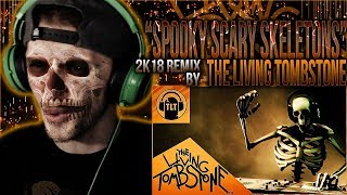 Vapor Reacts 740  SFM HALLOWEEN REMIX quotSpooky Scary Skeletonsquot by The Living Tombstone REACTION [upl. by Aliber]