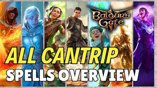 Baldurs Gate 3  All Cantrips Overview [upl. by Earized]