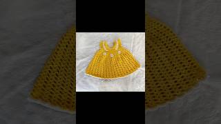 Crochet Frock with Peter Pan collar 😍❤️ shortsfeed trending crochet frock [upl. by Zeba]