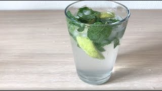 Mocktail Virgin Mojito Frisk alkoholfri mojito  Opskrift  200 [upl. by Truitt]