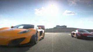 All new McLaren MP412C GT3 2011  Tracking [upl. by Grae]