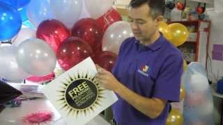 Creating Personalised Logo Balloons [upl. by Winton]