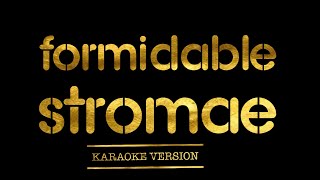 Stromae  Formidable Karaoke Version [upl. by Nalon]