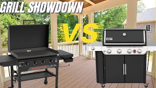 Best Grill Weber Genesis Vs Blackstone Griddle  Whats the best grill [upl. by Lessirg]