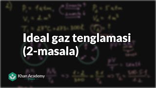 Ideal gaz tenglamasi 2masala  Gazlar va molekulyar kinetik nazariya  Kimyo [upl. by Eizzo]