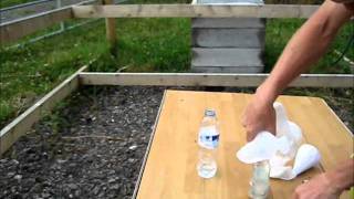 Making Hydrogen using costic soda amp aluminium [upl. by Reisman]